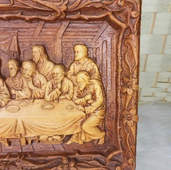 Vintage Last Supper Dinner 3D 15x9 Wall Art - Picture 4 of 8